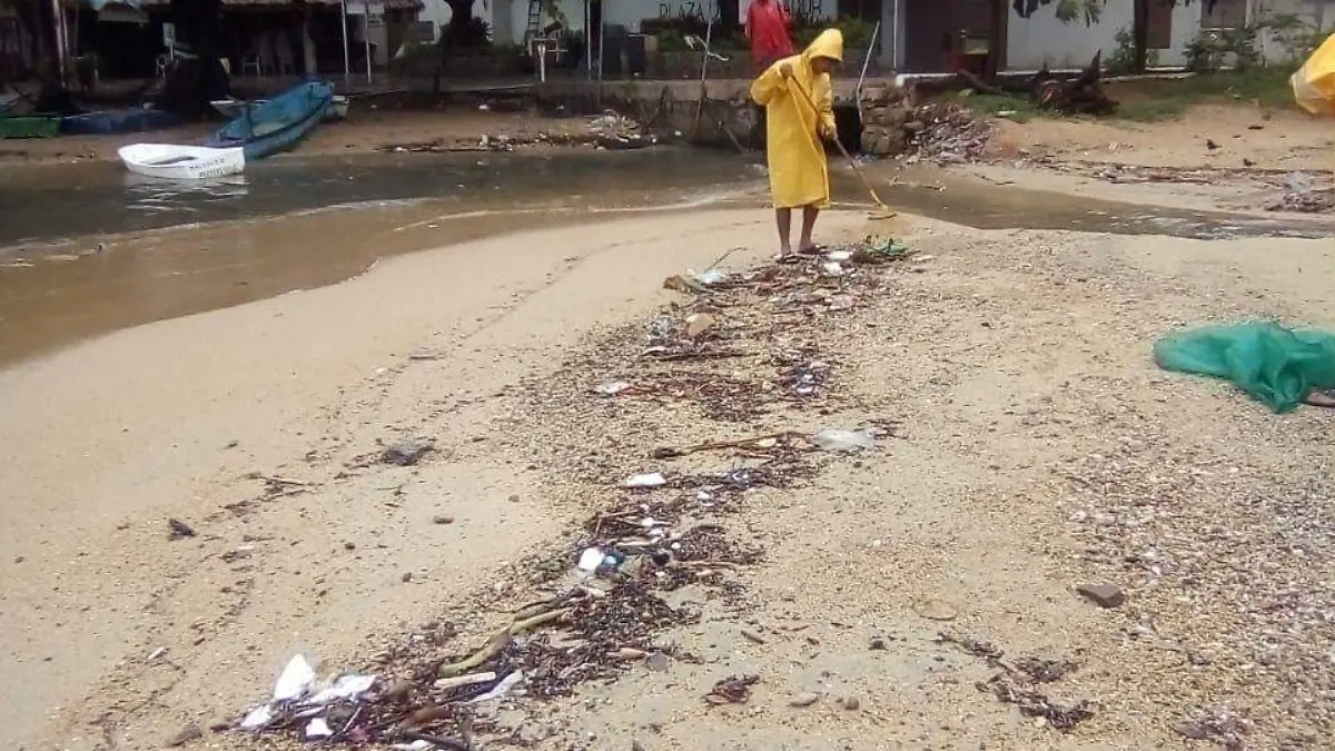 playas arrastre basura